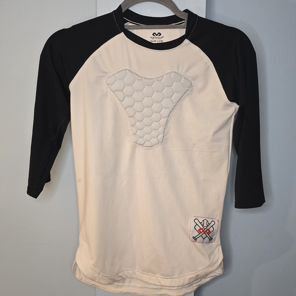 McDavid 7630 Hex Pad Sternum YL Shirt Chest‎ Guard Protector Heart Set of 2